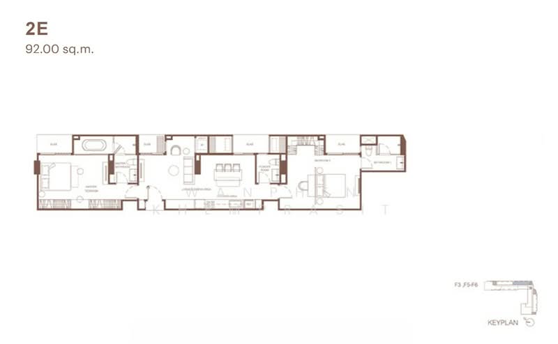 Via 34, Bangkok, 15 Soi Sukhumvit 34, Khong Tan, Khlong Toei, Bangkok, 2 Bedrooms, 87 sqm, Condo For Sale, by Wanphen Khemprasit, 500215101 - DDproperty.com