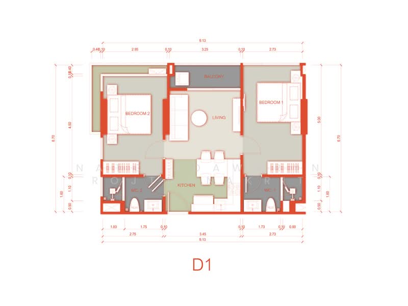 Arise Vibe, Phuket, Sri Sunthon, Thalang, Phuket, 2 Bedrooms, 59 sqm, Condo For Sale, by Natchadawaryn Rojthanakrit, 500215235 - DDproperty.com