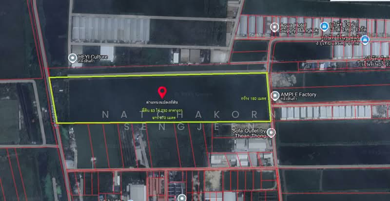 Land for sale, 63 rai, 230 sq wah, Bang Phli Yai, Bang Phli, Samut Prakan., Samut Prakan, เทพารักษ์, Bangphli Yai, Bang Plee, Samut Prakan, , 101,720 sqm, Land For Sale, by Natchakorn Sengjeen, 500215623 - DDproperty.com