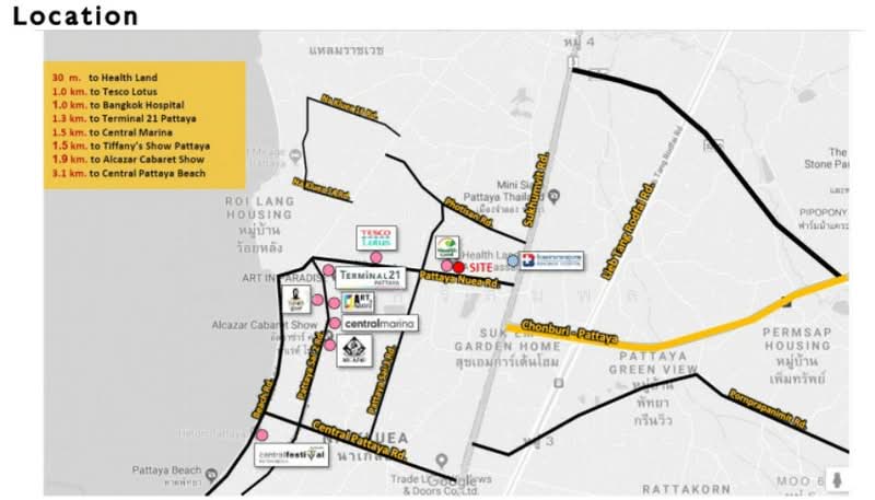 พัทยา เฮลท์แลนด์, ชลบุรี, พัทยาเหนือ, นาเกลือ, บางละมุง, ชลบุรี, 4,900 ตร.ม., ที่ดิน ขาย, โดย ภคิน ศิริสมพล, 500215694 - DDproperty.com