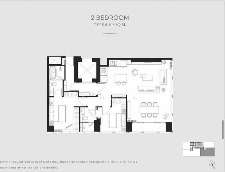 Tonson One Residence, Bangkok, Soi Tonson, Ploenchit Road, Lumphini, Pathum Wan, Bangkok, 2 Bedrooms, 110 sqm, Condo For Sale, by K.Nana, 500215912 - DDproperty.com