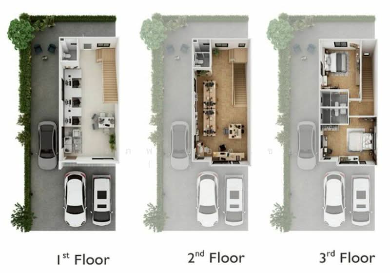 Pruksa Ville @ Work Ramintra Station, Bangkok, Tha Rang, Bang Khen, Bangkok, 2 Bedrooms, 194 sqm, Townhouse For Rent, by สรภพ ยอดไชย (สีฝุ่น), 500216078 - DDproperty.com