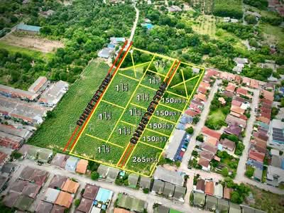 ขาย - ที่ดินไร่กล้วย-นาพร้าว ใกล้โลตัสศรีราชา, ชลบุรี