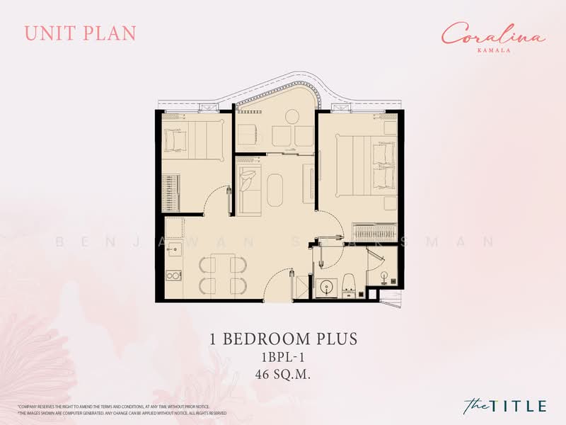The Title Coralina Kamala : เดอะ ไทเทิล โคราลิน่า กมลา, ภูเก็ต, กมลา, กะทู้, ภูเก็ต, 46 ตร.ม., คอนโด ขาย, โดย Benjawan Smaksman, 500217382 - DDproperty.com