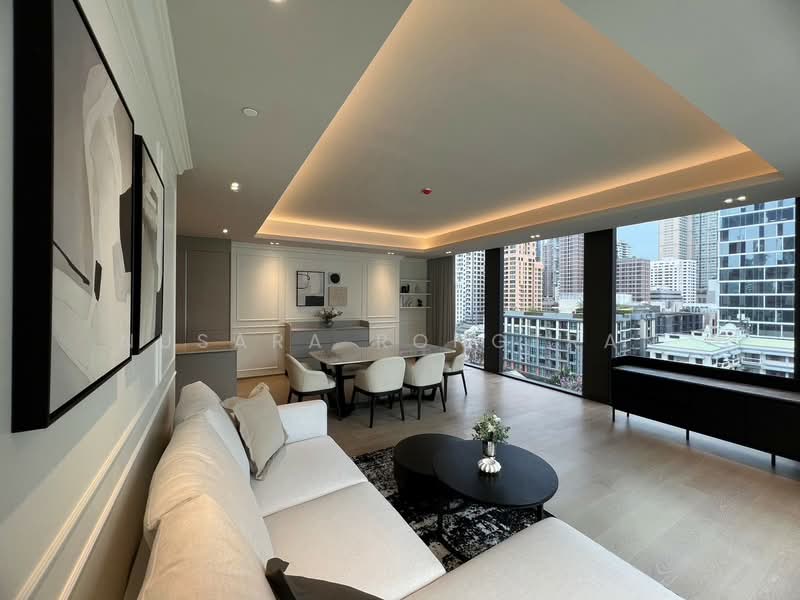 Tonson One Residence, Bangkok, Soi Tonson, Ploenchit Road, Lumphini, Pathum Wan, Bangkok, 2 Bedrooms, 108 sqm, Condo For Rent, by Nusara Rongtran, 500217459 - DDproperty.com