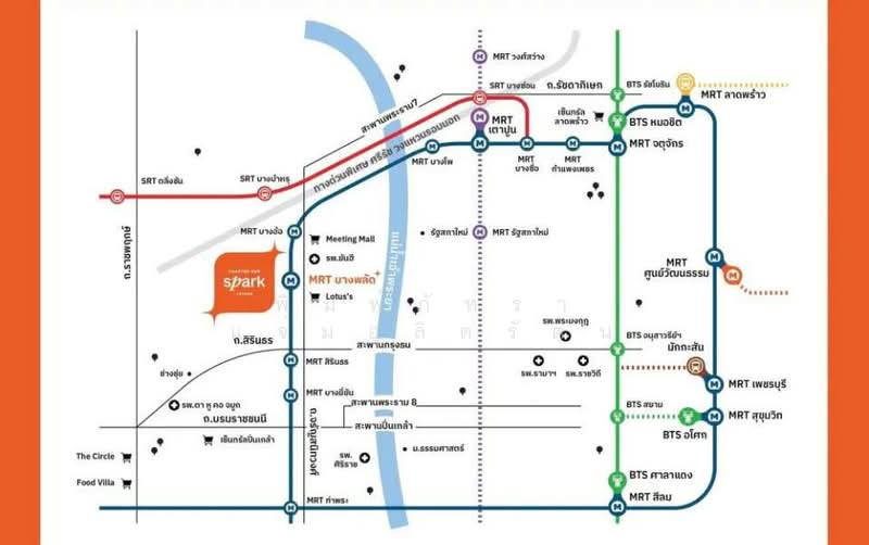 Chapter One Spark Charan, Bangkok, 80 Charan Sanitwong Rd, Bang O, Bang Phlat, Bangkok, 1 Bedroom, 26 sqm, Condo For Rent, by พิมพ์ภัทรา แจ่มอุลิตรัตน, 500218091 - DDproperty.com