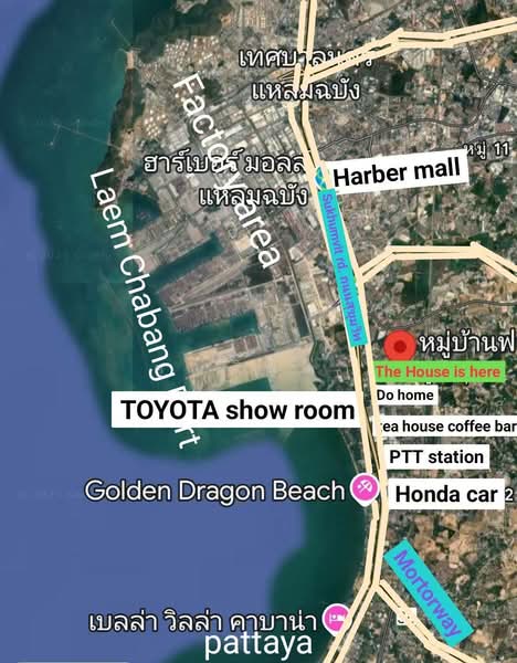 ราคาดีที่สุดในพัทยา!!!ขายบ้าน 2 ชั้น หมู่บ้านฟลอเรสต้า 9 (แหลมฉบัง)ถ. ทุ่งกราด, Chon Buri (Pattaya), ถ. ทุ่งกราด, Bang Lamung, Bang Lamung (Pattaya), Chon Buri (Pattaya), 3 Bedrooms, 82 sqm, Single Detached House For Sale, by คุณรินดา, 500218172 - DDproperty.com