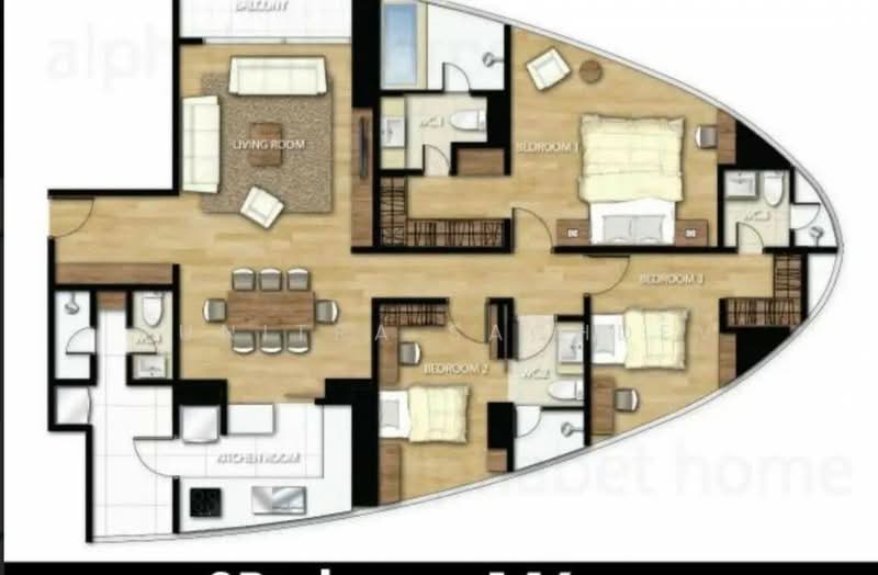 Zenith Place @ Sukhumvit condominium, Bangkok, Sukhumvit, Phra Kanong Nua, Watthana, Bangkok, 3 Bedrooms, 146 sqm, Condo For Rent, by Sunitra Sachdev, 500219091 - DDproperty.com