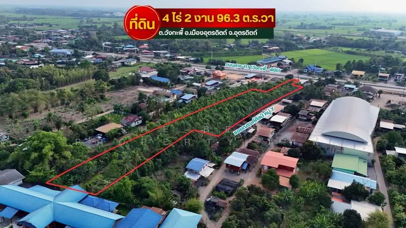 ที่ดินวังกะพี้ อุตรดิตถ์, อุตรดิตถ์, วังกะพี้, เมืองอุตรดิตถ์, อุตรดิตถ์, 7,584 ตร.ม., ที่ดิน ขาย, โดย The Best Property แพท, 500219190 - DDproperty.com