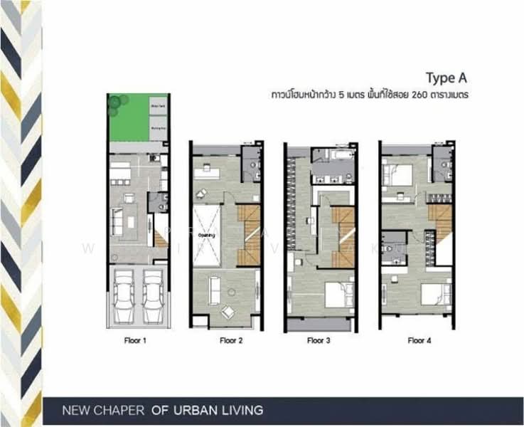 undefined, Bangkok, Bang Na Tai, Bang Na, Bangkok, 4 Bedrooms, 260 sqm, Townhouse For Sale, by Prapapan Wilairojvorakul, 500219655 - DDproperty.com