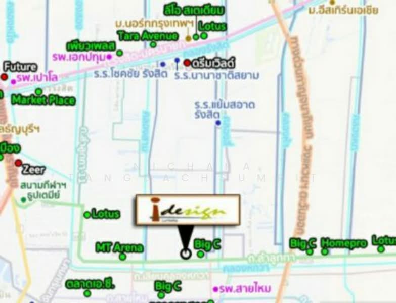 หมู่บ้านไอดีไซน์-ลำลูกกาคลอง3, ปทุมธานี, ลาดสวาย, ลำลูกกา, ปทุมธานี, 510 ตร.ม., ทาวน์เฮ้าส์ ขาย, โดย Nichapa Tangdachsumrit, 500219891 - DDproperty.com