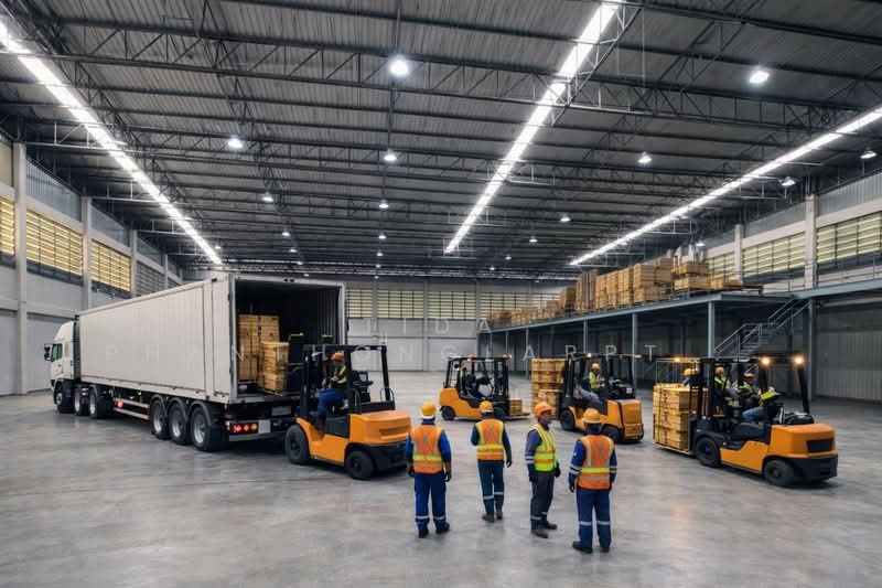 ให้เช่าโกดังพร้อมออฟฟิศ เศรษฐกิจ 1 (Setthakit 1) 2,350 ตร.ม. 800 ตร.วา., สมุทรสาคร, คลองมะเดื่อ, กระทุ่มแบน, สมุทรสาคร, 2,350 ตร.ม., โกดัง-โรงงาน ให้เช่า, โดย Tida phanthonglarptawee, 500220234 - DDproperty.com