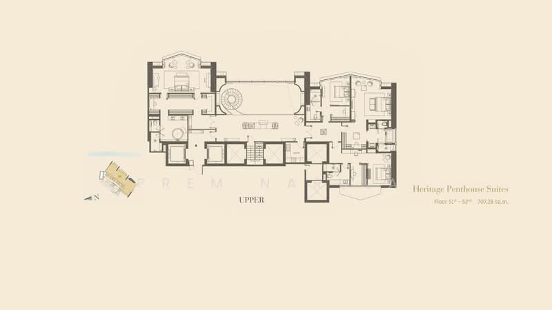 The Residences At Mandarin Oriental, Bangkok, 117 Charoen Nakorn Road, Khlong Ton Sai, Khlong San, Bangkok, 4 Bedrooms, 709 sqm, Condo For Sale, by Prem Narula, 500220482 - DDproperty.com