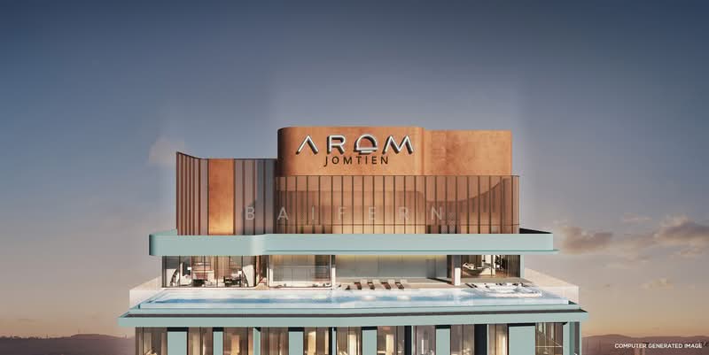 AROM Jomtien : อารมณ์ จอมเทียน, ชลบุรี, ถนน พระตำหนัก, หนองปรือ, บางละมุง, ชลบุรี, 33 ตร.ม., คอนโด ขาย, โดย Baifern, 500220537 - DDproperty.com