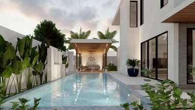 ขาย - 13S0060 Pool villa for sale 11,900,000 baht 4 bedroom 5 bathroom at paklok, ภูเก็ต