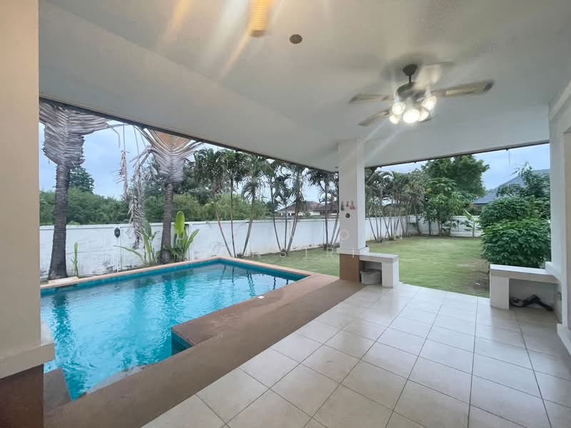 Pool Villa ให้เช่า - ใกล้รร.นานาชาติลานนา-หางดง เพียง 5 นาที ค่าเช่า 40,000 บาท / เดือน No.14P020, Chiang Mai, San Phak Wan, Hang Dong, Chiang Mai, 3 Bedrooms, 400 sqm, Single Detached House For Rent, by Rutchaporn Tunsiri, 500220665 - DDproperty.com