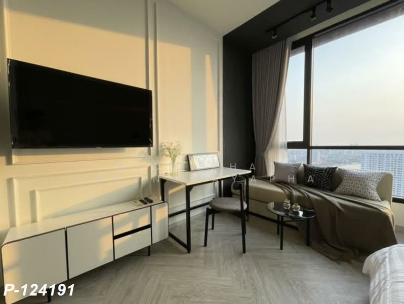 Chapter Charoennakhon–Riverside, Bangkok, Charoennakorn Road, Bang Lam Phu Lang, Khlong San, Bangkok, Studio, 26 sqm, Condo For Rent, by Nichaphat Sakunchayapha, 500221944 - DDproperty.com