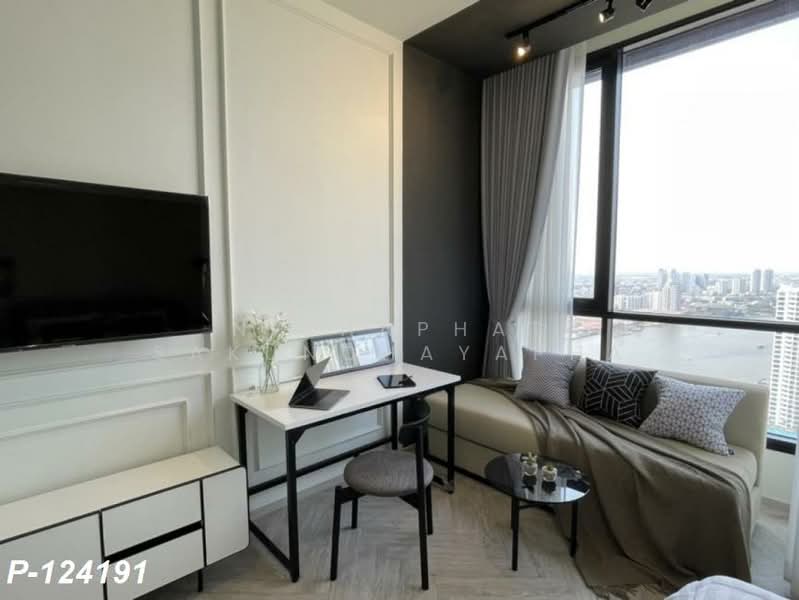 Chapter Charoennakhon–Riverside, Bangkok, Charoennakorn Road, Bang Lam Phu Lang, Khlong San, Bangkok, Studio, 26 sqm, Condo For Rent, by Nichaphat Sakunchayapha, 500221944 - DDproperty.com