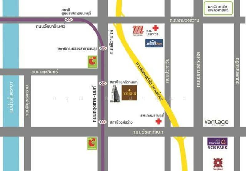 Amber By Eastern Star, Nonthaburi, Nonthaburi Road, Bang Khen, Muang Nonthaburi, Nonthaburi, 1 Bedroom, 35 sqm, Condo For Rent, by อรุณ อเนกคุณะ, 500222083 - DDproperty.com