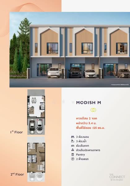 เดอะ คอนเนค ประชาอุทิศ, สมุทรปราการ, ปากคลองบางปลากด, พระสมุทรเจดีย์, สมุทรปราการ, 110 ตร.ม., ทาวน์เฮ้าส์ ขาย, โดย คุณทิพย์, 500222324 - DDproperty.com