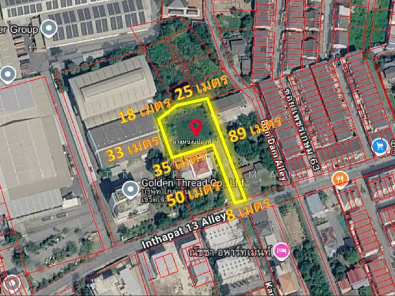 ซอย อินทาปัจ 13, กรุงเทพ, หลักสอง, บางแค, กรุงเทพ, 1,764 ตร.ม., ที่ดิน ขาย, โดย Pimlada Lertritrungmanee, 500222373 - DDproperty.com