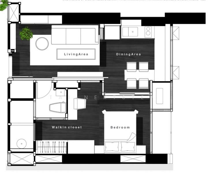 Rhythm Phahol-Ari, Bangkok, 1377 Phaholyothin Road, Samsen Nai, Phaya Thai, Bangkok, 1 Bedroom, 46 sqm, Condo For Rent, by Tai nextstep, 500222460 - DDproperty.com