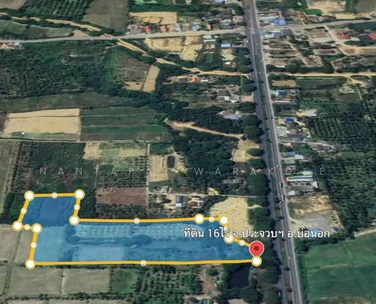 ที่ดินติดถนนเพชรเกษม จ.ประจวบคีรีขันธ์, Prachuap Khiri Khan, Bo Nok, Muang Prachaubkirikhan, Prachuap Khiri Khan, , 26,324 sqm, Land For Sale, by Nantapat Warakdee, 500222924 - DDproperty.com