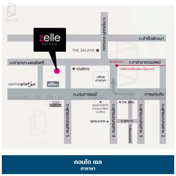 Zelle Salaya : เซล ศาลายา, นครปฐม, 208 ถนนศาลายา-นครชัยศรี, ศาลายา, พุทธมณฑล, นครปฐม, 30 ตร.ม., คอนโด ขาย, โดย OKDD STUDIO Co., Ltd., 500223035 - DDproperty.com