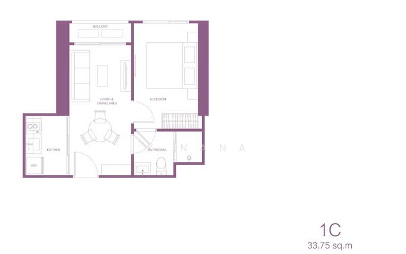 Love Charoen Nakhon, Bangkok, 1463 Charoen Nakhon Road, Bang Lam Phu Lang, Khlong San, Bangkok, 1 Bedroom, 34 sqm, Condo For Sale, by K.Nana, 500223259 - DDproperty.com