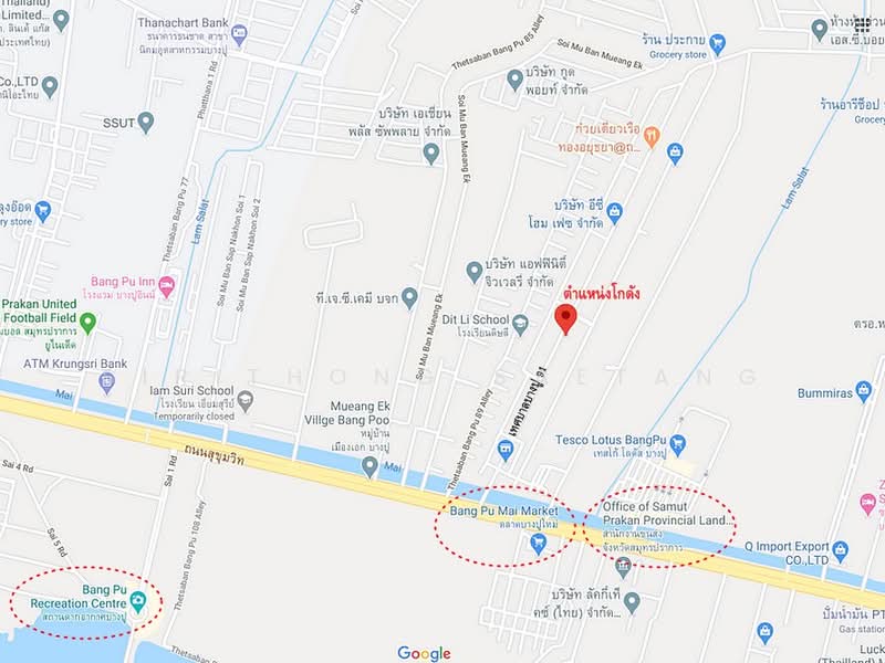 Warehouse in Bang Pu area, Sukhumvit Km.39 Road, near Lotus Bang Pu, Samut Prakan, สุขุมวิท, Bang Pu Mai, Muang Samut Prakarn, Samut Prakan, , 240 sqm, Warehouse/Factory For Rent, by Sirithong Saetang, 500223481 - DDproperty.com