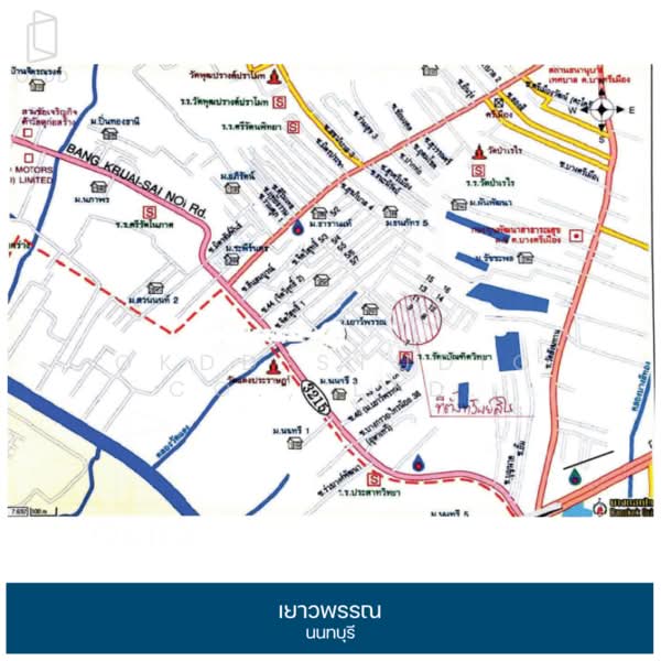 Yaowaphan Nonthaburi, Nonthaburi, Bang Si Thong, Bang Kruai, Nonthaburi, 2 Bedrooms, 129 sqm, Townhouse For Sale, by OKDD STUDIO Co., Ltd., 500223510 - DDproperty.com