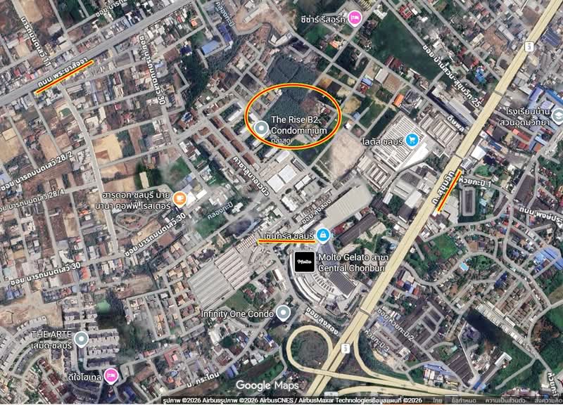 The Rise B Condo, Chon Buri (Pattaya), 139 Village No. 1 Casalunar Ave, Samed, Muang Chon Buri, Chon Buri (Pattaya), 1 Bedroom, 30 sqm, Condo For Sale, by ธีรพล สกุลเอก, 500223578 - DDproperty.com