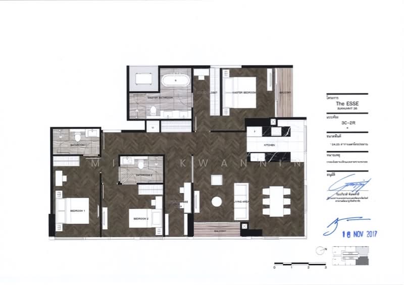 The Esse Sukhumvit 36, Bangkok, Soi Sukhumvit 36, Sukhumvit Road, Phra Kanong, Khlong Toei, Bangkok, 3 Bedrooms, 124 sqm, Condo For Rent, by MISA KWANNIN, 500223627 - DDproperty.com