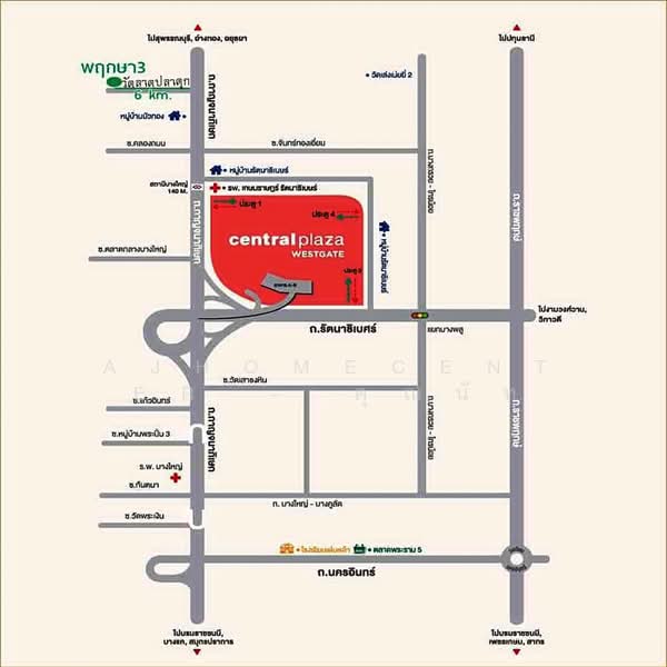 Baan Pruksa 3 Soi Watlatpladuk, Nonthaburi, Bang Khu Rat, Bang Bua Thong, Nonthaburi, 3 Bedrooms, 120 sqm, Townhouse For Sale, by AJHOMECENTER - คุณนัท, 500223720 - DDproperty.com