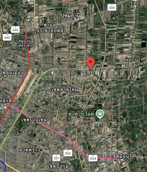 ให้เช่า ที่ดินติดถนนหลัก ลำลูกกา 180 ตร.ว., Pathum Thani, ลำลูกกา, Lat Sawai, Lam Luk Ka, Pathum Thani, , 720 sqm, Retail Space For Rent, by Wasan Wasati, 500223784 - DDproperty.com