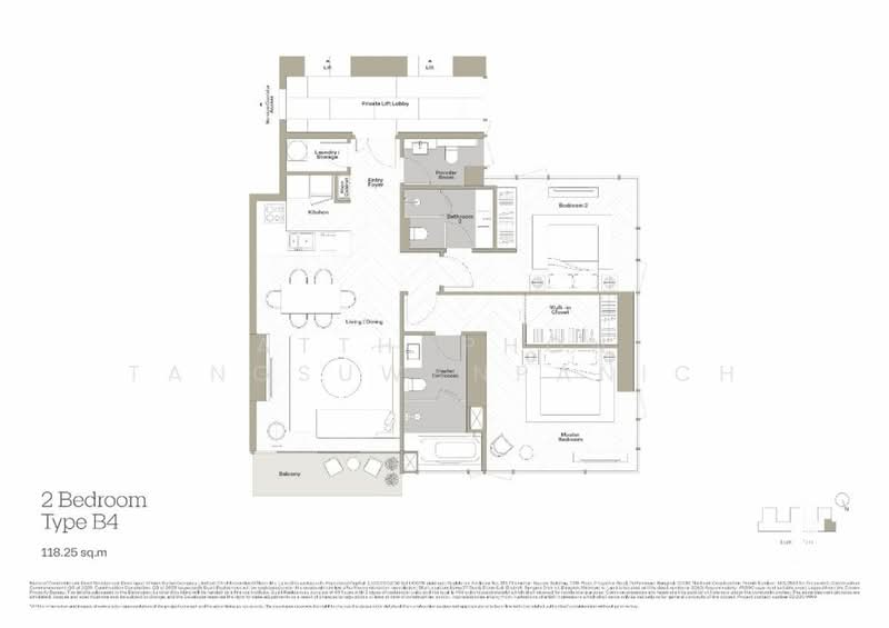 Dusit Central Park (Residences), Bangkok, 946 Rama 4 Road, Silom, Bang Rak, Bangkok, 2 Bedrooms, 118 sqm, Condo Option To Buy, by Atthaphon Tangsuwanpanich, 500223807 - DDproperty.com