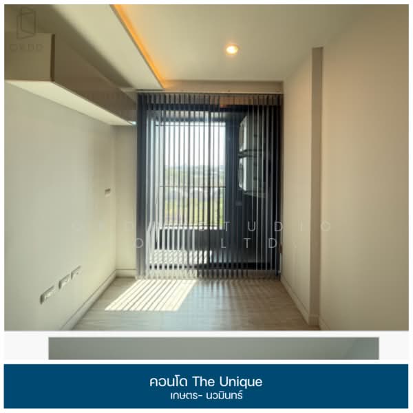 The Unique Kaset Nawamin, Bangkok, 403-76 Sukhonthasawat Road, Lat Phrao, Lat Phrao, Bangkok, 1 Bedroom, 33 sqm, Condo For Sale, by OKDD STUDIO Co., Ltd., 500224189 - DDproperty.com
