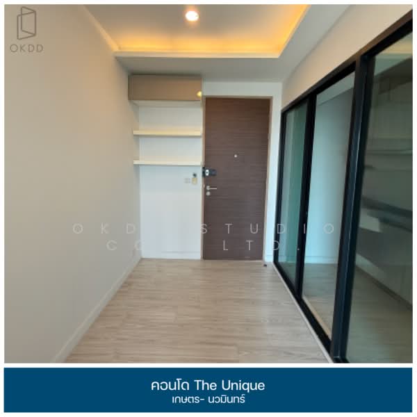 The Unique Kaset Nawamin, Bangkok, 403-76 Sukhonthasawat Road, Lat Phrao, Lat Phrao, Bangkok, 1 Bedroom, 33 sqm, Condo For Sale, by OKDD STUDIO Co., Ltd., 500224189 - DDproperty.com