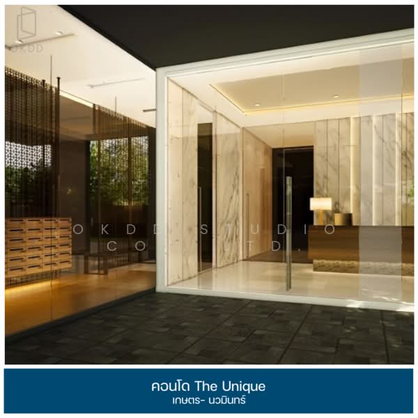 The Unique Kaset Nawamin, Bangkok, 403-76 Sukhonthasawat Road, Lat Phrao, Lat Phrao, Bangkok, 1 Bedroom, 33 sqm, Condo For Sale, by OKDD STUDIO Co., Ltd., 500224189 - DDproperty.com