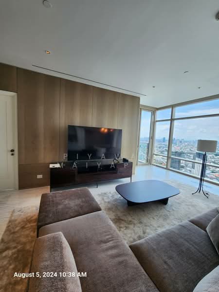 Four Seasons Private Residences, Bangkok, 300 Charoen Krung Road, Yan Nawa, Sathon, Bangkok, 2 Bedrooms, 139 sqm, Condo For Rent, by Piyawan Maiyapan, 500224985 - DDproperty.com