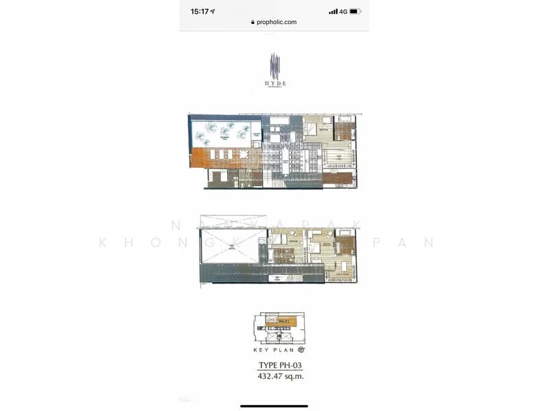 Hyde Sukhumvit 13, Bangkok, 13 Sukhumvit Road, Khlongtoei Nua, Watthana, Bangkok, 3 Bedrooms, 432 sqm, Condo For Sale, by Nanyapak Khongkiattipan, 500225081 - DDproperty.com