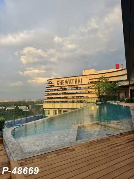 Chewathai Kaset-Nawamin, Bangkok, Prasert-Manukitch Road, Sena Nikhom, Chatuchak, Bangkok, 1 Bedroom, 33 sqm, Condo For Rent, by Susira Prueksawun, 500225342 - DDproperty.com