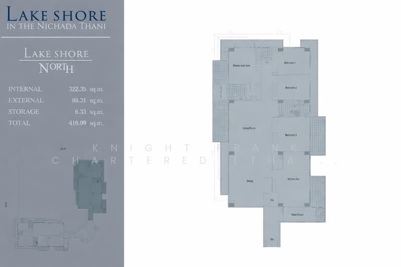 Nichada Thani, Nonthaburi, Soi Prasert Islam, Bang Talat, Pak Kret, Nonthaburi, 4 Bedrooms, 420 sqm, Condo For Sale, by Knight Frank Chartered (Thailand) Co.,Ltd, 500225484 - DDproperty.com