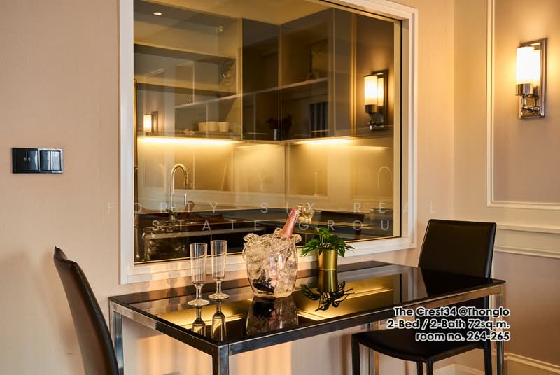 The Crest Sukhumvit 34, Bangkok, 778 Sukhumvit Road, Khong Tan, Khlong Toei, Bangkok, 2 Bedrooms, 72 sqm, Condo For Sale, by Forty-Six Real Estate Group, 500226011 - DDproperty.com