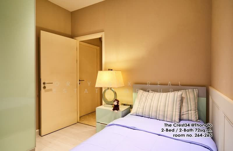 The Crest Sukhumvit 34, Bangkok, 778 Sukhumvit Road, Khong Tan, Khlong Toei, Bangkok, 2 Bedrooms, 72 sqm, Condo For Sale, by Forty-Six Real Estate Group, 500226011 - DDproperty.com