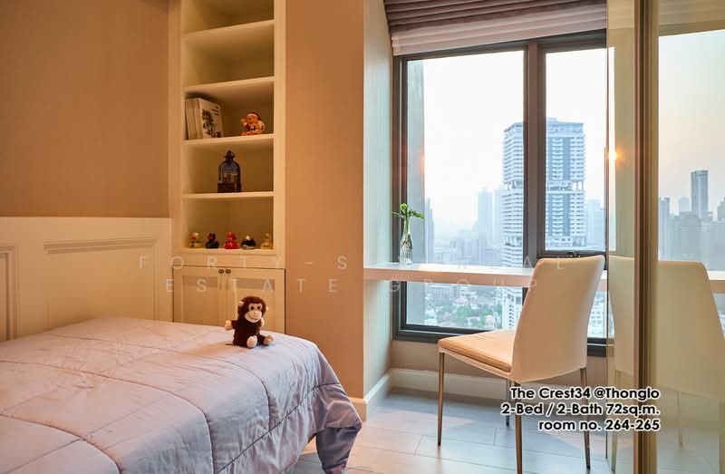 The Crest Sukhumvit 34, Bangkok, 778 Sukhumvit Road, Khong Tan, Khlong Toei, Bangkok, 2 Bedrooms, 72 sqm, Condo For Sale, by Forty-Six Real Estate Group, 500226011 - DDproperty.com