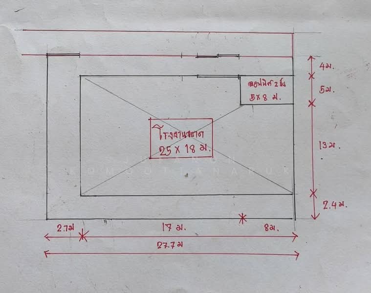 For Rent - ให้เช่า/ขายโรงงาน โกดัง คลังสินค้า ออฟฟิศ 2 ชั้น ขนาดทั้งหมด 700 ตร.ม. เหมาะต่อธุรกิจ ซอยยายแผ้ว, Samut Sakhon