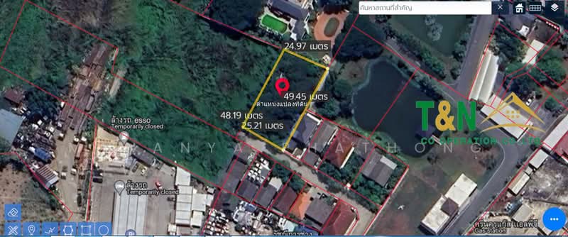 ขาย - ที่ดินเปล่า 309 ตารางวา ซอยบางคูวัด - นนทบุรี 1 (ซอยเทพนิมิตร), ปทุมธานี