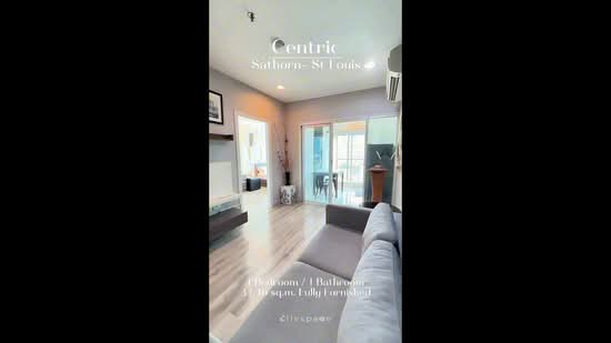 Centric Sathorn-St Louis, Bangkok, Sathorn Nua Road, Yan Nawa, Sathon, Bangkok, 1 Bedroom, 33 sqm, Condo For Sale, by Suthana Tungsriouya, 500227561 - DDproperty.com