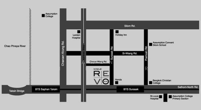 Noble Revo Silom : โนเบิล รีโว สีลม, กรุงเทพ, 88 ซอยสุรศักดิ์ ถนนสุรสักดิ์ แขวงสีลม เขตบางรัก จังหวัดกรุงเทพมหานคร, สีลม, บางรัก, กรุงเทพ, 67 ตร.ม., คอนโด ให้เช่า, โดย Sarena Choengsamor, 500227757 - DDproperty.com